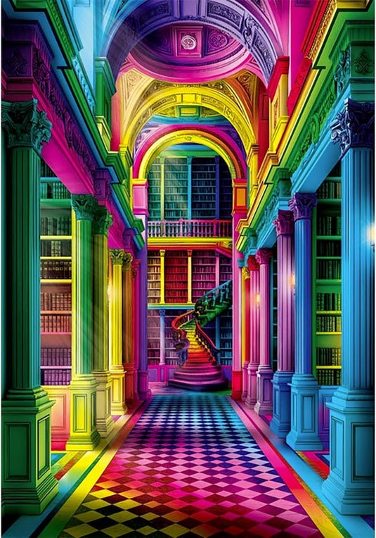 Colorboom: Athenaeum 1000 Piece Jigsaw Puzzle by Clementoni Puzzles - 2