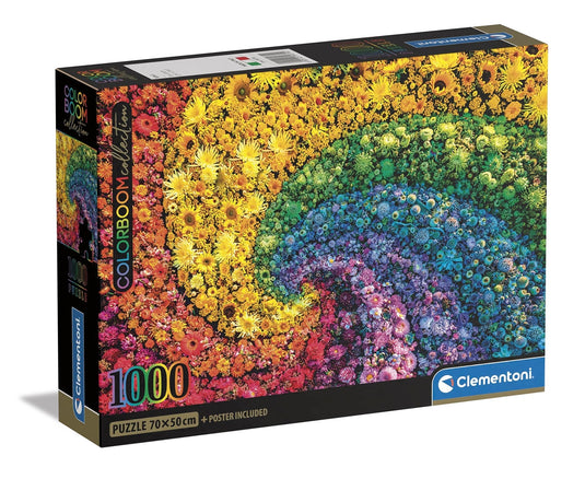 Colorboom: Whirl 1000 Piece Jigsaw Puzzle by Clementoni Puzzles - 1