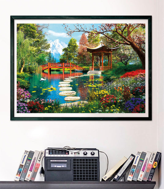 Fuji Garden 1000 Piece Jigsaw Puzzle by Clementoni Puzzles - 7