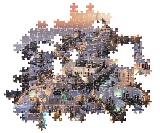 Shades Of Santorini 1000 Piece Jigsaw Puzzle by Clementoni Puzzles - 3