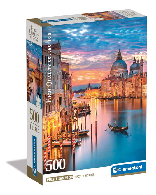 Lighting Venice 500 Piece Jigsaw Puzzle by Clementoni Puzzles - 1