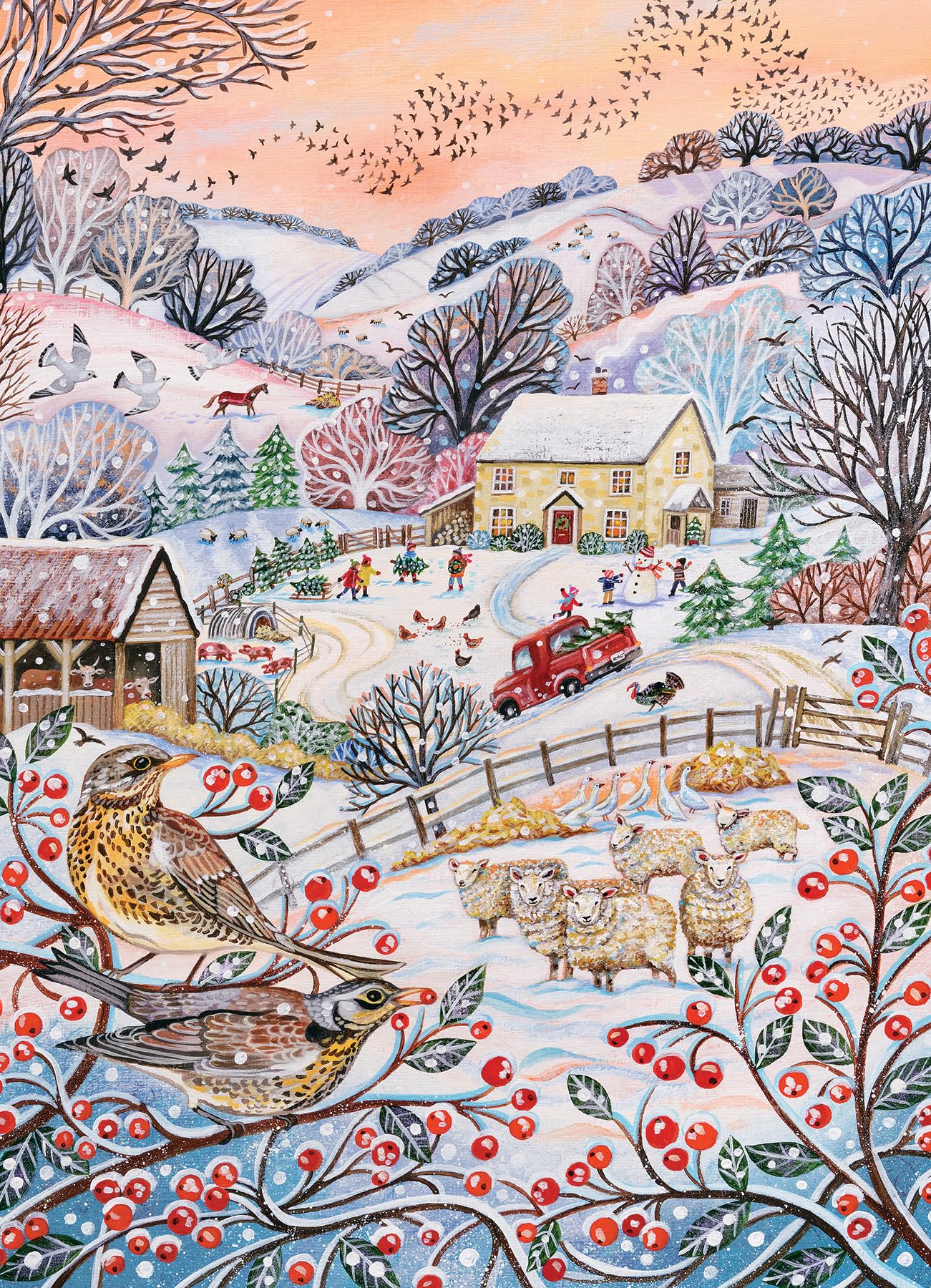 Hilltop Farm 1000 Piece Jigsaw Puzzle by Cobble Hill