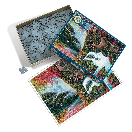 Mystic Forest 500 Piece Jigsaw Puzzle by Cobble Hill - 2