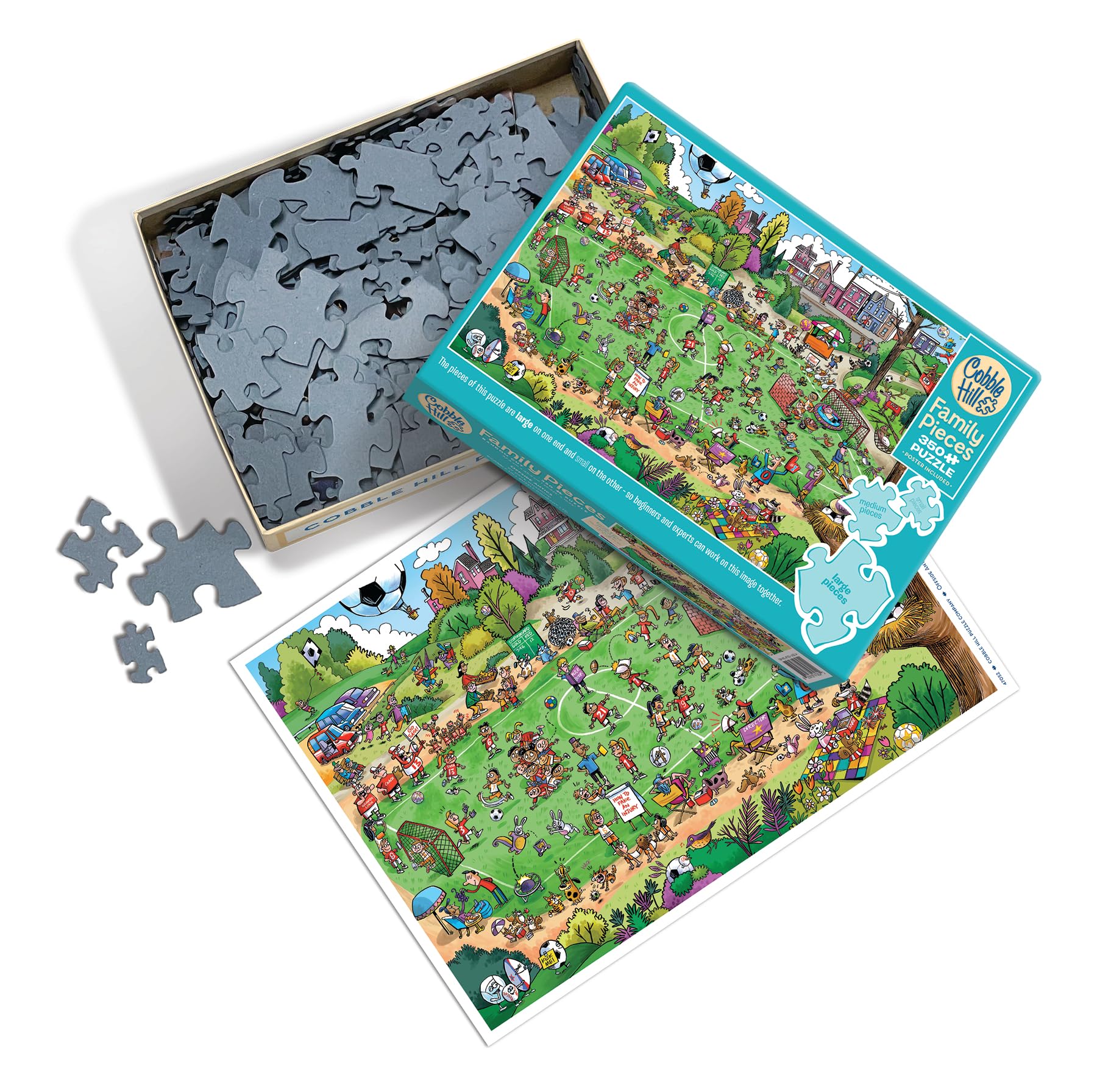 Offside Antics (Family) 350 Piece Jigsaw Puzzle by Cobble Hill