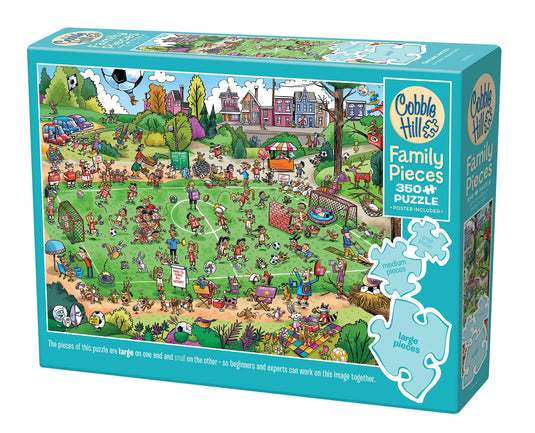 Offside Antics (Family) 350 Piece Jigsaw Puzzle by Cobble Hill - 3