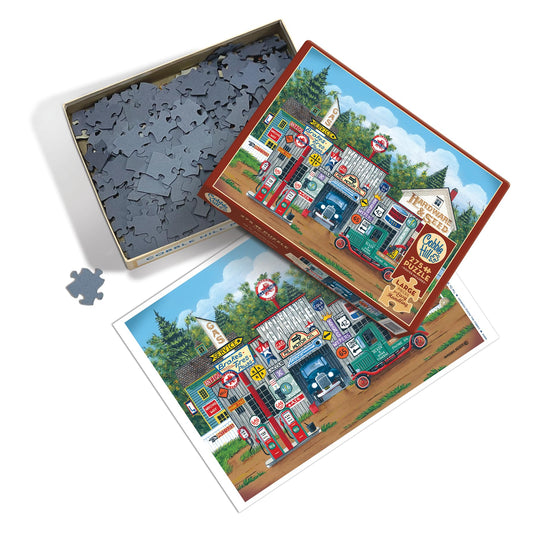 The Ol' Roadside Garage 275 Piece Jigsaw Puzzle by Cobble Hill - 2