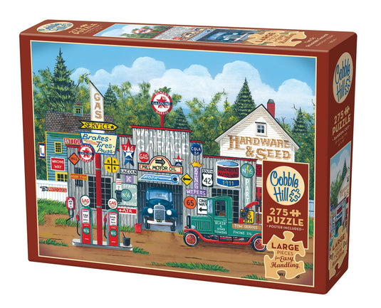 The Ol' Roadside Garage 275 Piece Jigsaw Puzzle by Cobble Hill - 3