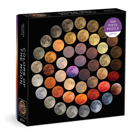 Colors of the Moon 500 Piece Jigsaw Puzzle by Galison - 1