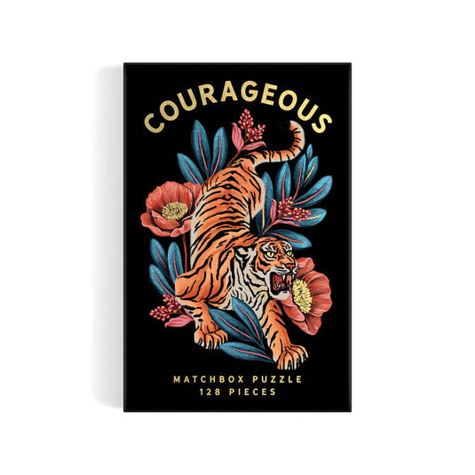 Courageous 128 Piece Jigsaw Puzzle by Galison - 1