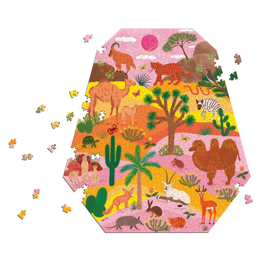 Desert Terrarium 750 Piece Shaped Puzzle by Galison - 2
