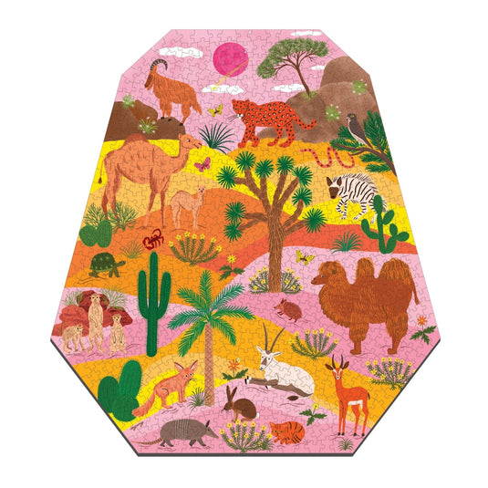 Desert Terrarium 750 Piece Shaped Puzzle by Galison - 3