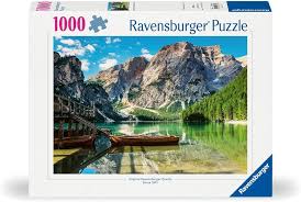 Pragser Wildsee, South Tyrol, Italy 1000 Piece Jigsaw Puzzle by Ravensburger - 1
