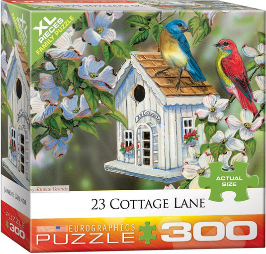 23 Cottage Lane by Grende 300 Piece Jigsaw Puzzle by Eurographics - 1