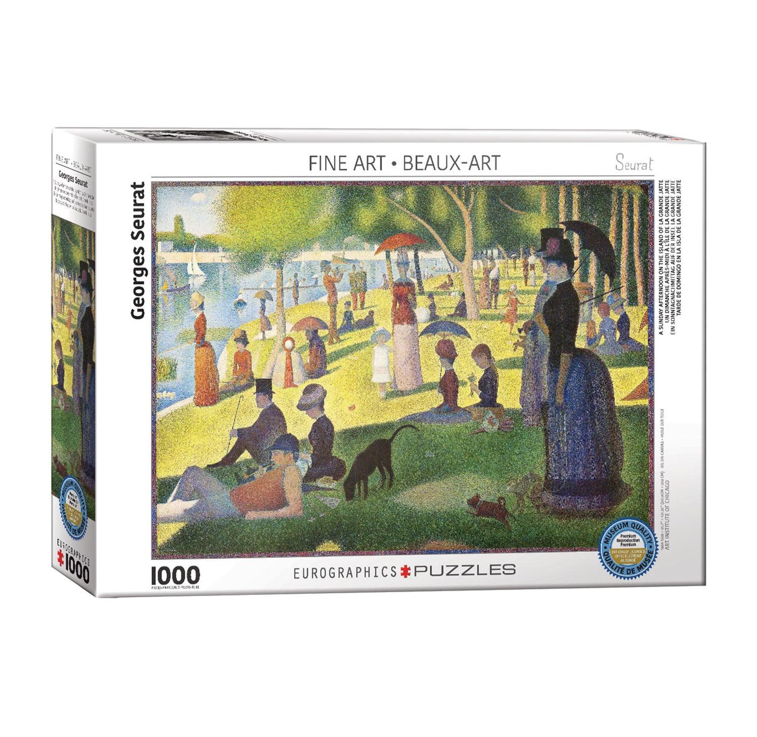 A Sunday Afternoon on the Island of La Grande Jatte 1000 Piece Jigsaw Puzzle by Eurographics