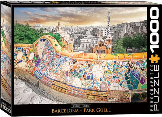 Barcelona Park Guell 1000 Piece Jigsaw Puzzle by Eurographics - 1