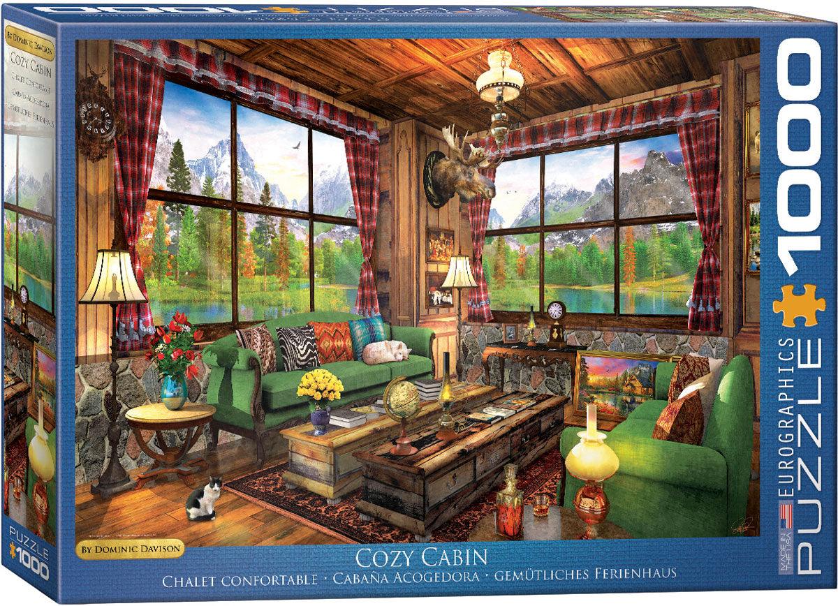 Cozy Cabin by Davison 1000 Piece Jigsaw Puzzle by Eurographics