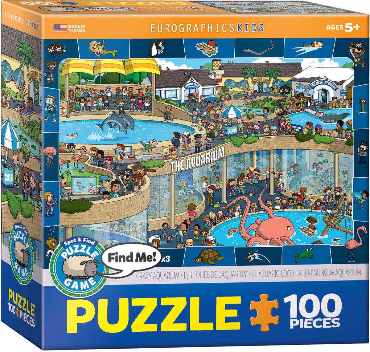 Crazy Aquarium 100 Piece Jigsaw Puzzle by Eurographics