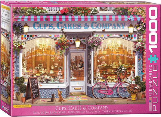Cups-Cakes & Co. by Walton 1000 Piece Jigsaw Puzzle by Eurographics - 1