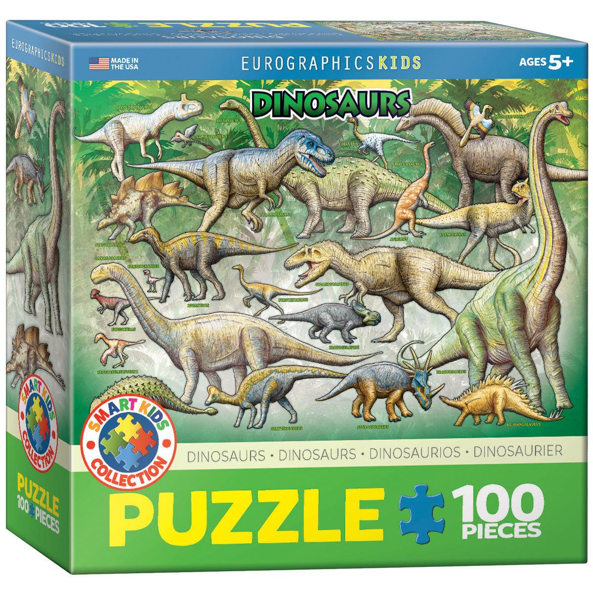 Dinosaurs 100 Piece Jigsaw Puzzle by Eurographics