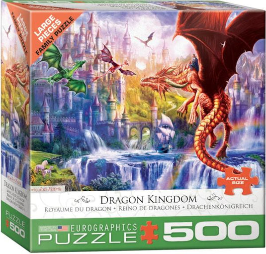 Dragon Kingdom 500 Piece Jigsaw Puzzle by Eurographics - 1