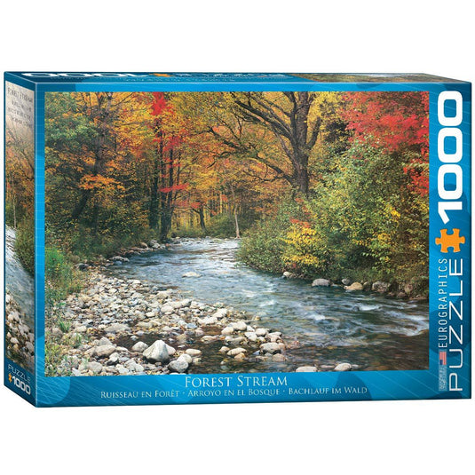 Forest Stream 1000 Piece Jigsaw Puzzle by Eurographics - 1
