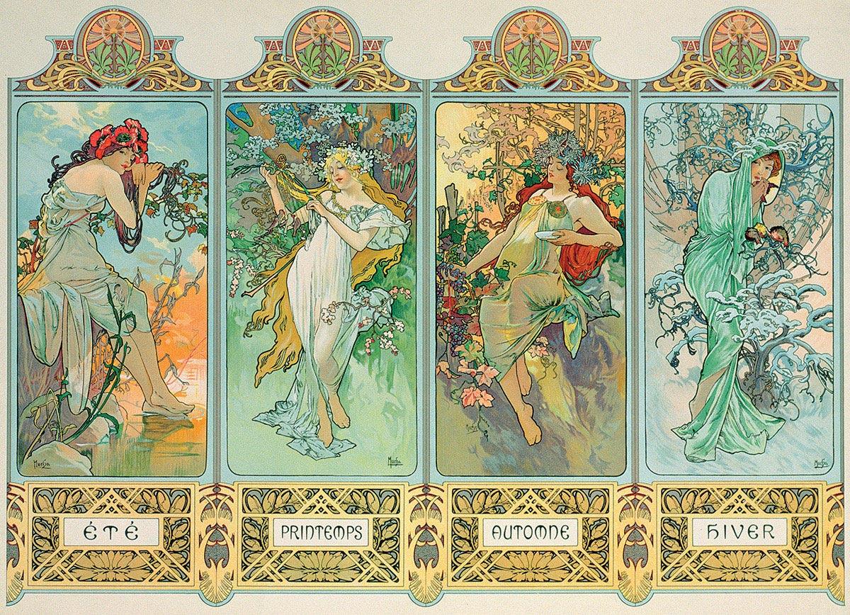 The Four Seasons 1000 Piece Jigsaw Puzzle by Eurographics