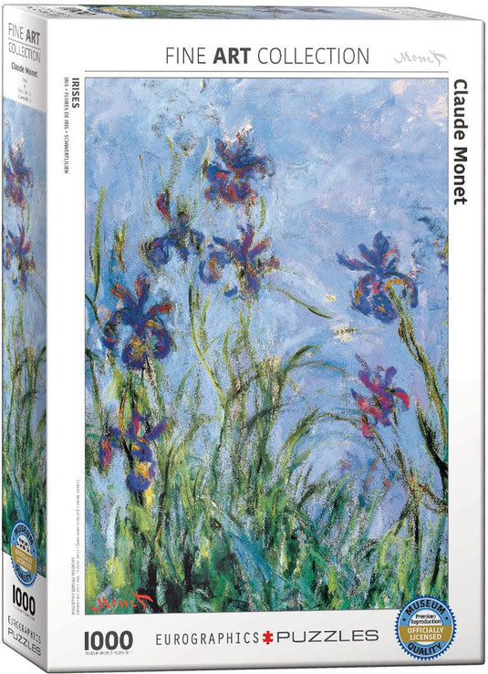 Irises (Detail) 1000 Piece Jigsaw Puzzle by Eurographics - 1