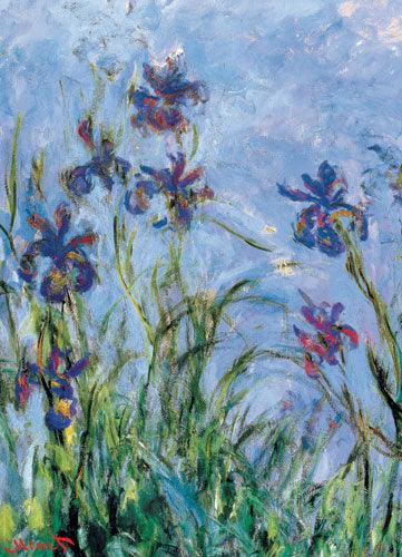 Irises (Detail) 1000 Piece Jigsaw Puzzle by Eurographics