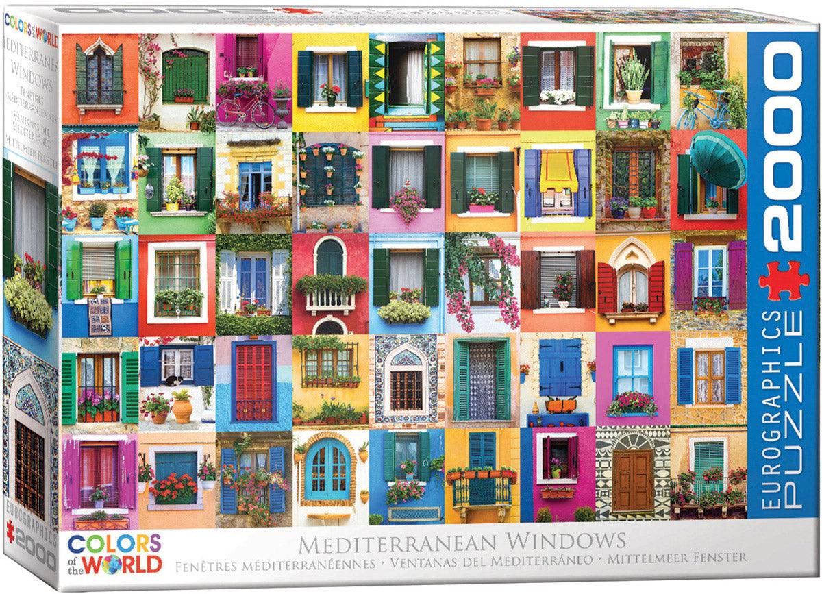 Mediterranean Windows 2000 Piece Jigsaw Puzzle by Eurographics