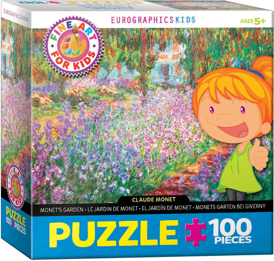 Monet's Garden by Monet 100 Piece Jigsaw Puzzle by Eurographics - 1