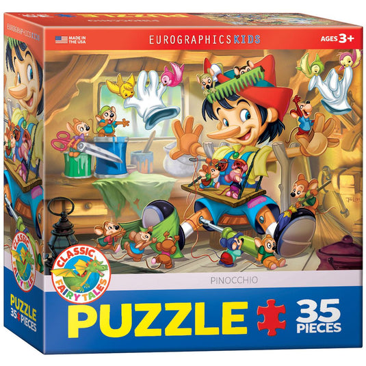 Pinocchio 35 Piece Jigsaw Puzzle by Eurographics - 1