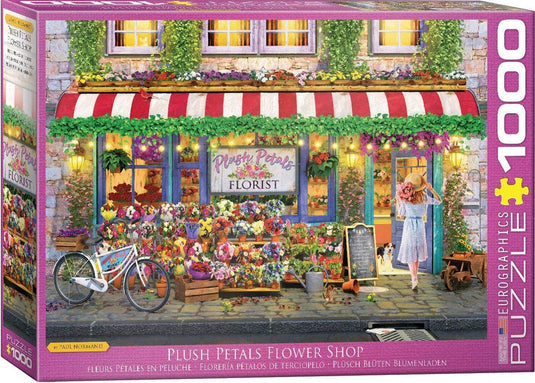 Plush Petals by P. Normand 1000 Piece Jigsaw Puzzle by Eurographics - 1