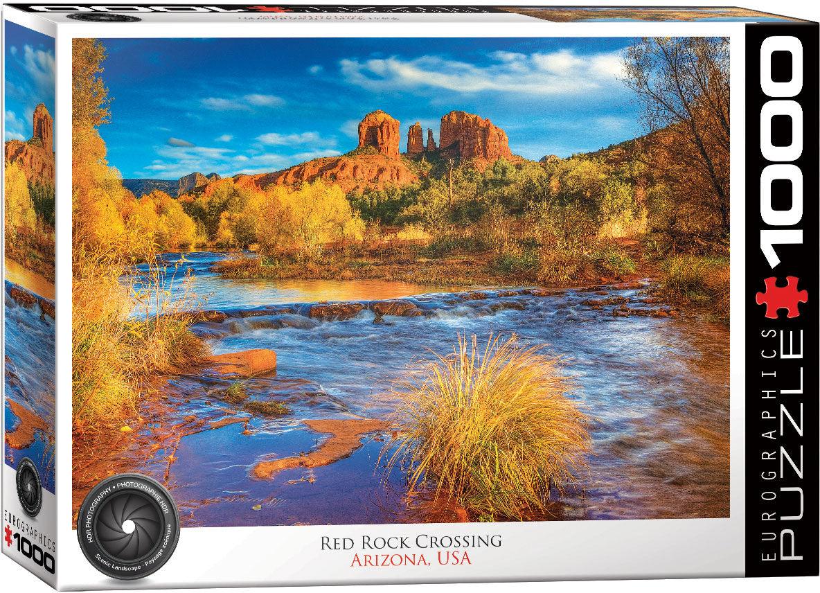 Red Rock Crossing 1000 Piece Jigsaw Puzzle by Eurographics
