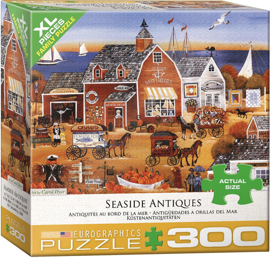 Seaside Antiques by Carol Dyer 300 Piece Jigsaw Puzzle by Eurographics - 1