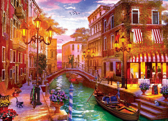 Sunset Over Venice by Davison 1000 Piece Jigsaw Puzzle by Eurographics - 2