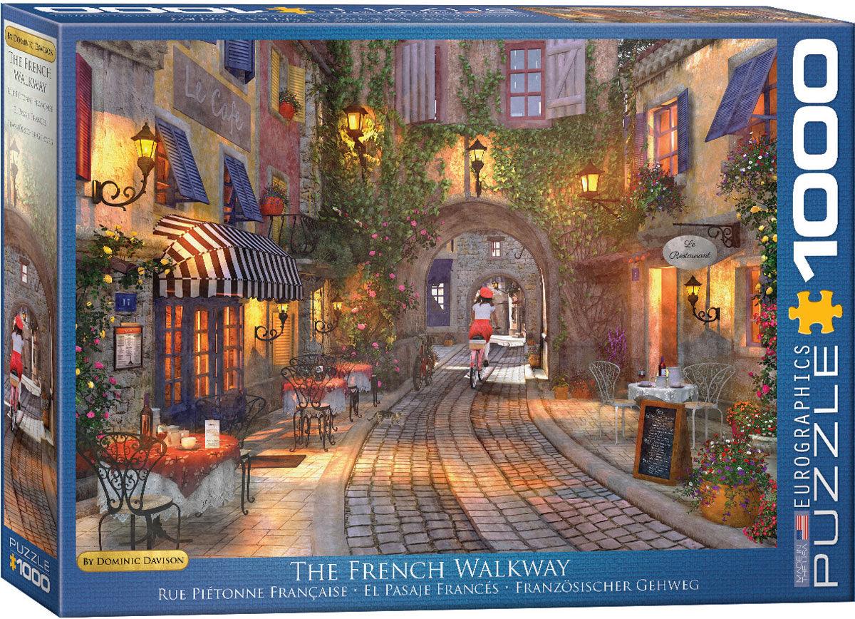 The French Walkway by Davison 1000 Piece Jigsaw Puzzle by Eurographics