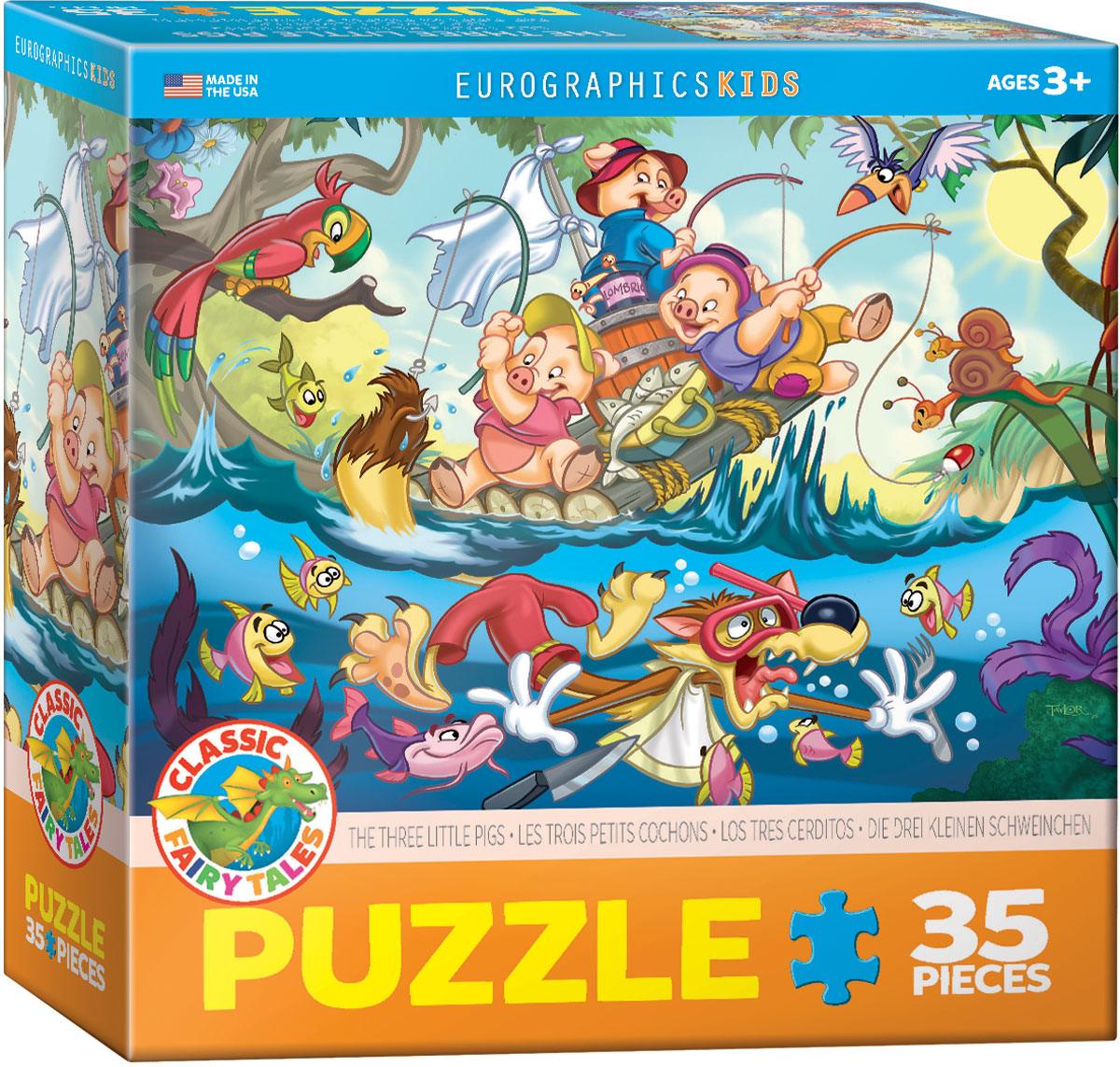 The Three Little Pigs 35 Piece Jigsaw Puzzle by Eurographics