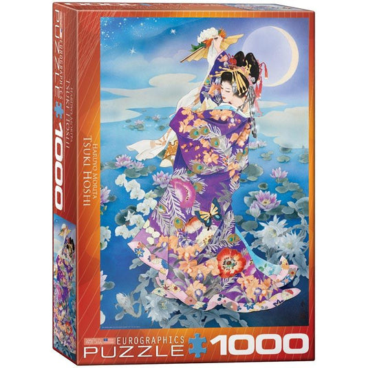Tsuki Hoshi by Haruyo Morita 1000 Piece Jigsaw Puzzle by Eurographics - 1