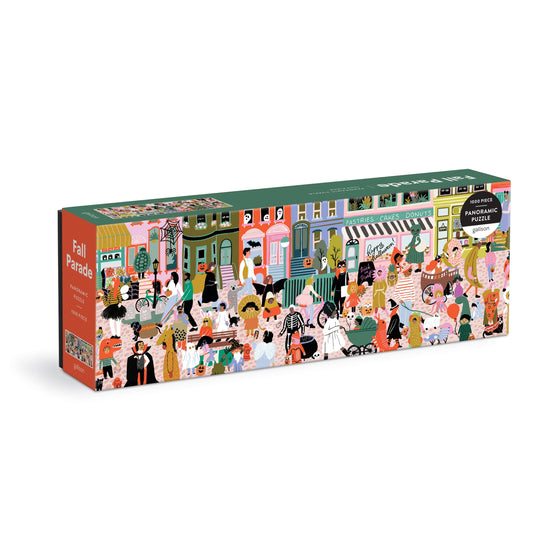 Fall Halloween Parade 1000 Piece Jigsaw Puzzle by Galison - 1