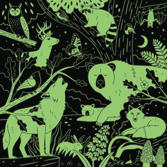 Forest Illuminated 500 Piece Glow in the Dark Puzzle by Galison - 6