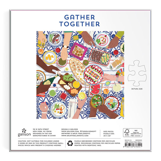 Gather Together 500 Piece Jigsaw Puzzle by Galison - 5