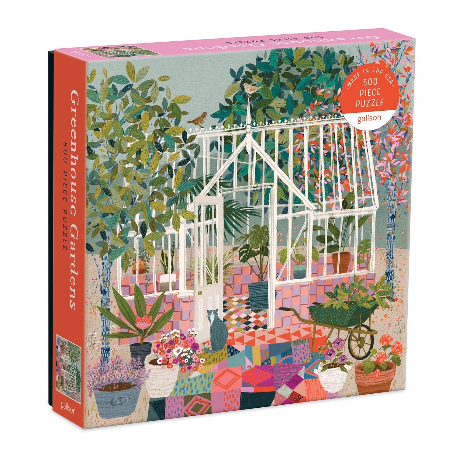 Greenhouse Gardens 500 Piece Jigsaw Puzzle by Galison