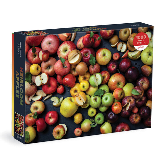 Heirloom Apples 1000 Piece Jigsaw Puzzle by Galison - 1