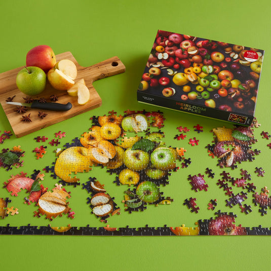 Heirloom Apples 1000 Piece Jigsaw Puzzle by Galison - 6