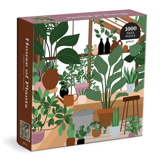 House of Plants 1000 Piece Jigsaw Puzzle by Galison - 1
