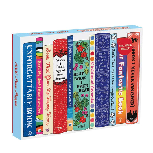 Ideal Bookshelf: Universals 1000 Piece Jigsaw Puzzle by Galison