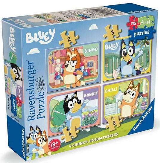 Bluey 2, 3, 4, 5  Piece Jigsaw Puzzle by Ravensburger - 1
