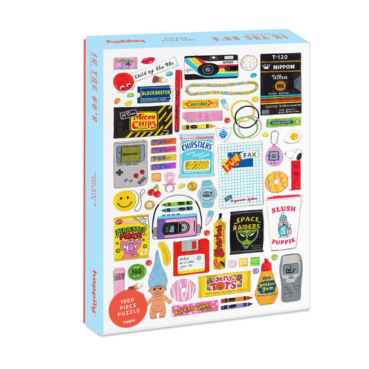 In the 90's 1000 Piece Jigsaw Puzzle by Happily - 1
