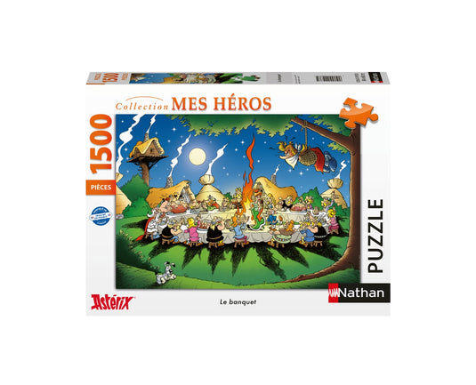 Asterix and Obelix : The Banquet 1500 Piece Jigsaw Puzzle by Nathan