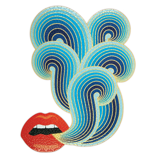 Lips 750 Piece Shaped Jigsaw Puzzle by Galison - 3